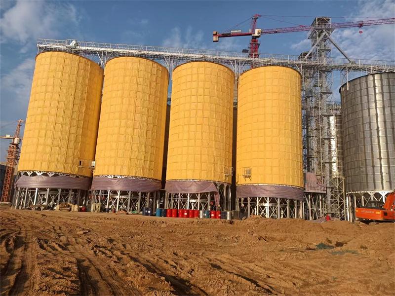 河北顺恒粮食有限公司罐体聚氨酯保温